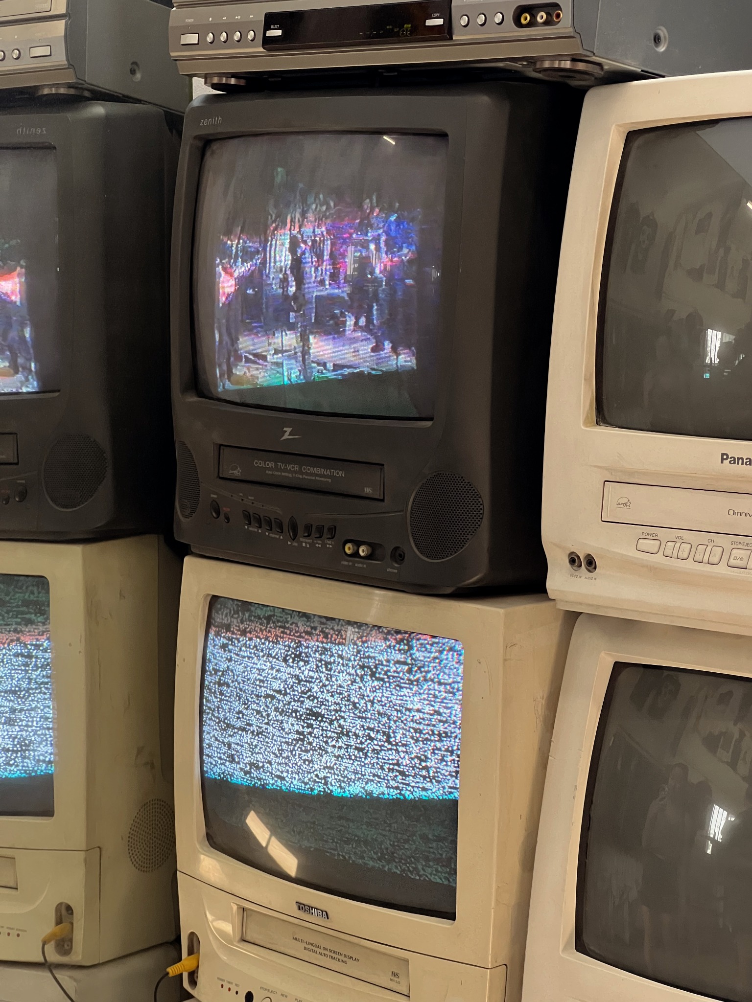 Televisores com imagem vintage